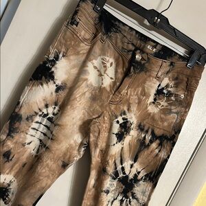 Michael Kors Brown and Black Denim